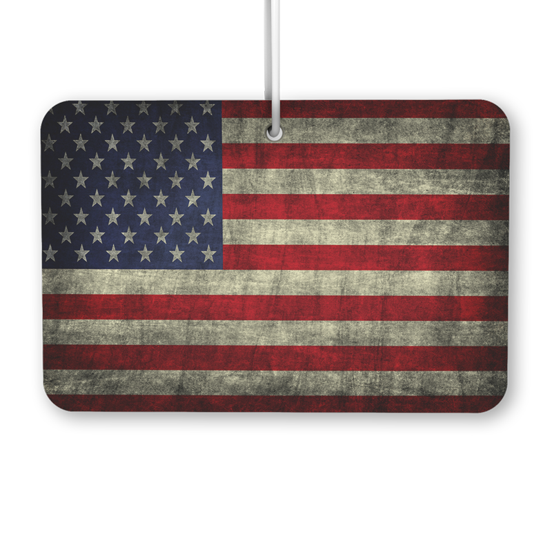 American Flag Air Freshener Instafreshener - Custom Cut Air Freshener