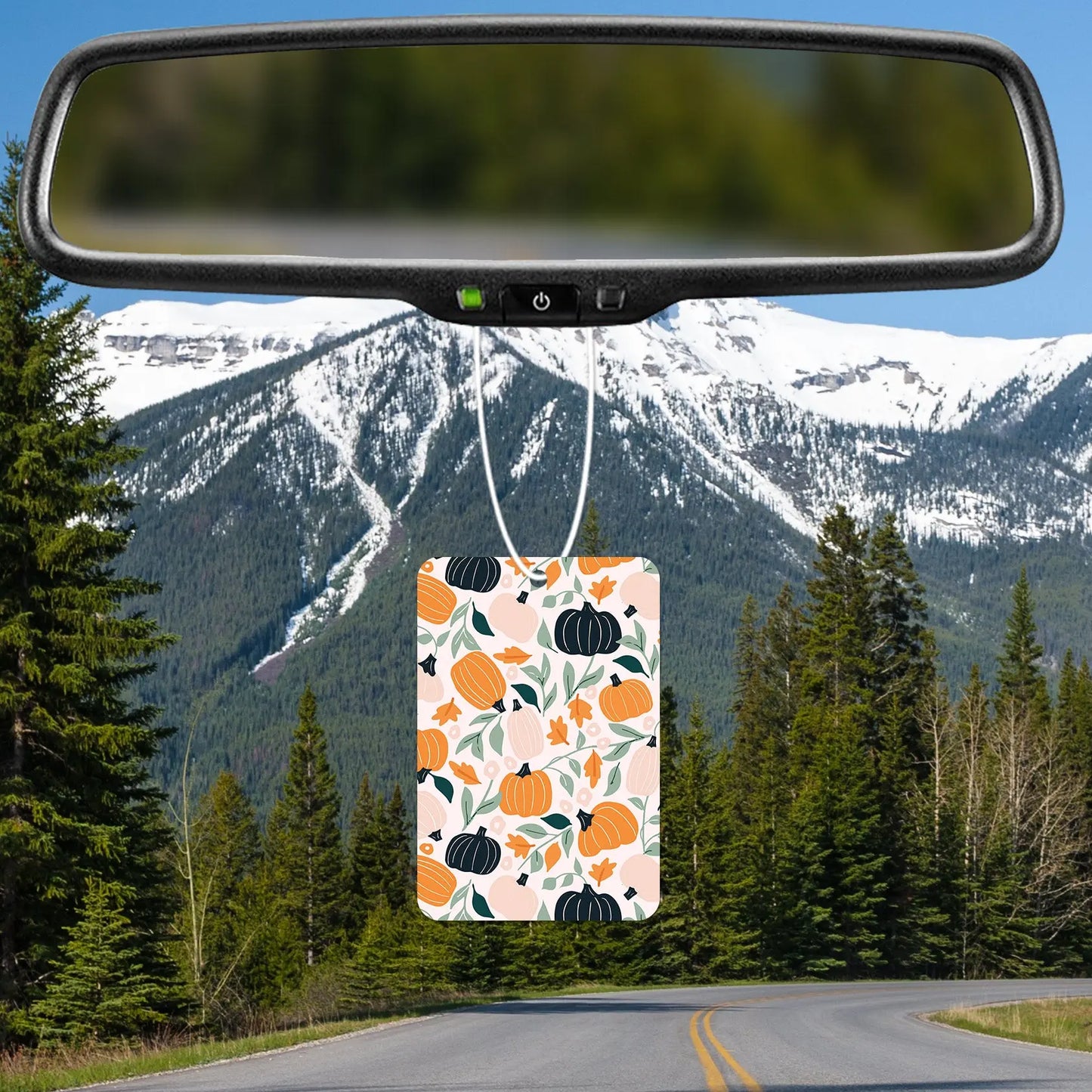 Autumn Pumpkin Pattern Air Freshener