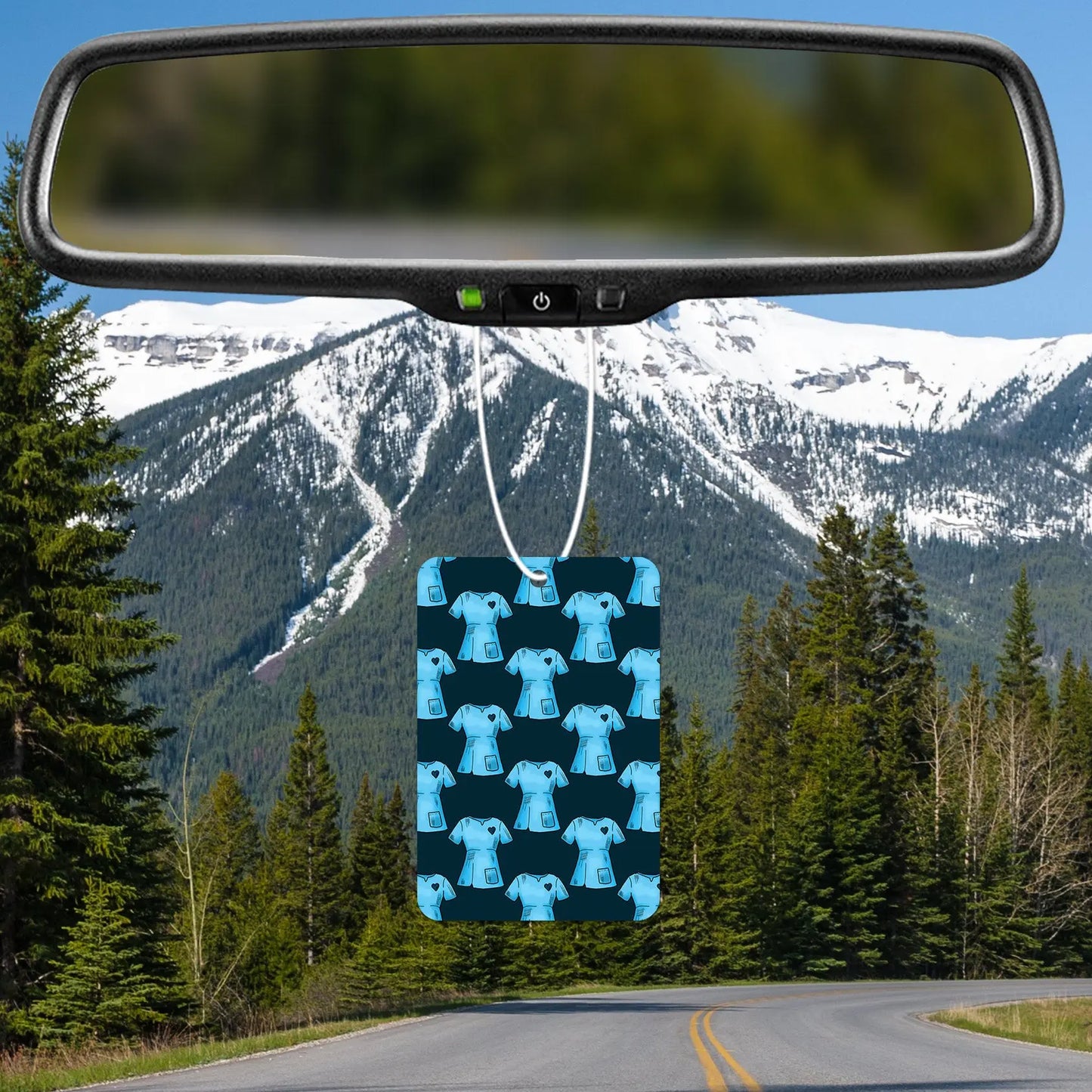 Blue Scrubs Pattern Air Freshener