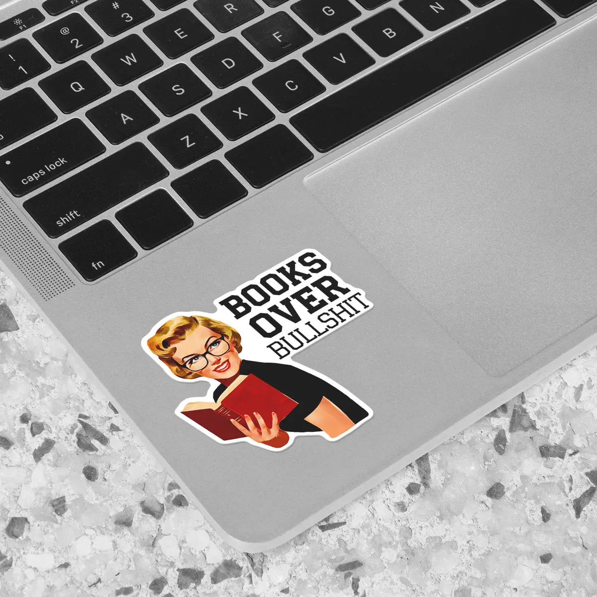 Books Over Bullshit Sticker