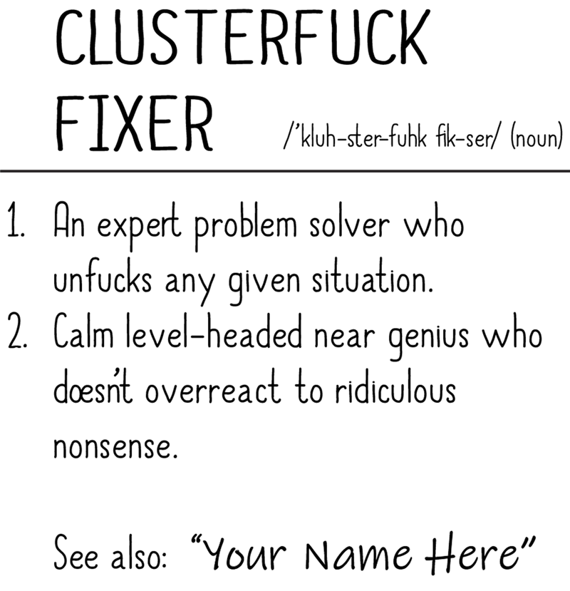 Clusterfuck Fixer Mug Instafreshener - Drink ware