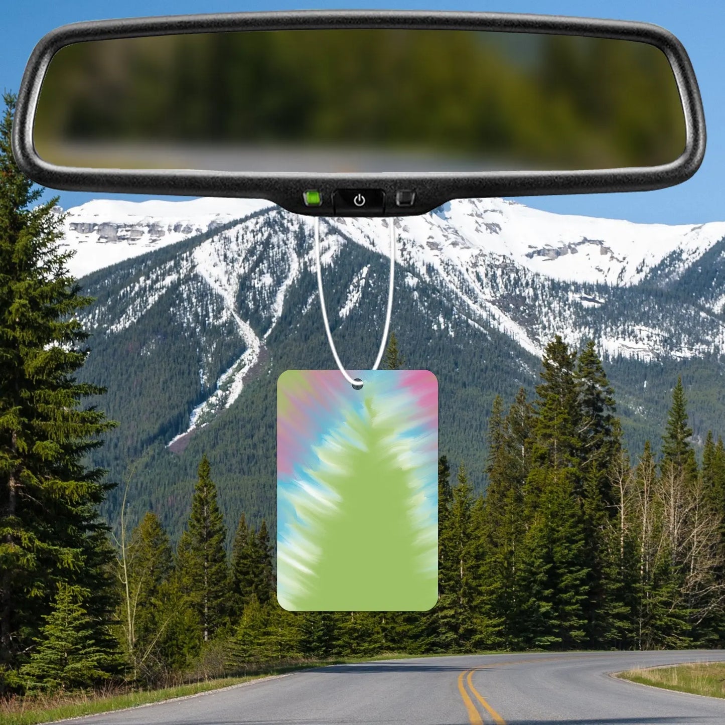 Colorful Abstract Air Freshener