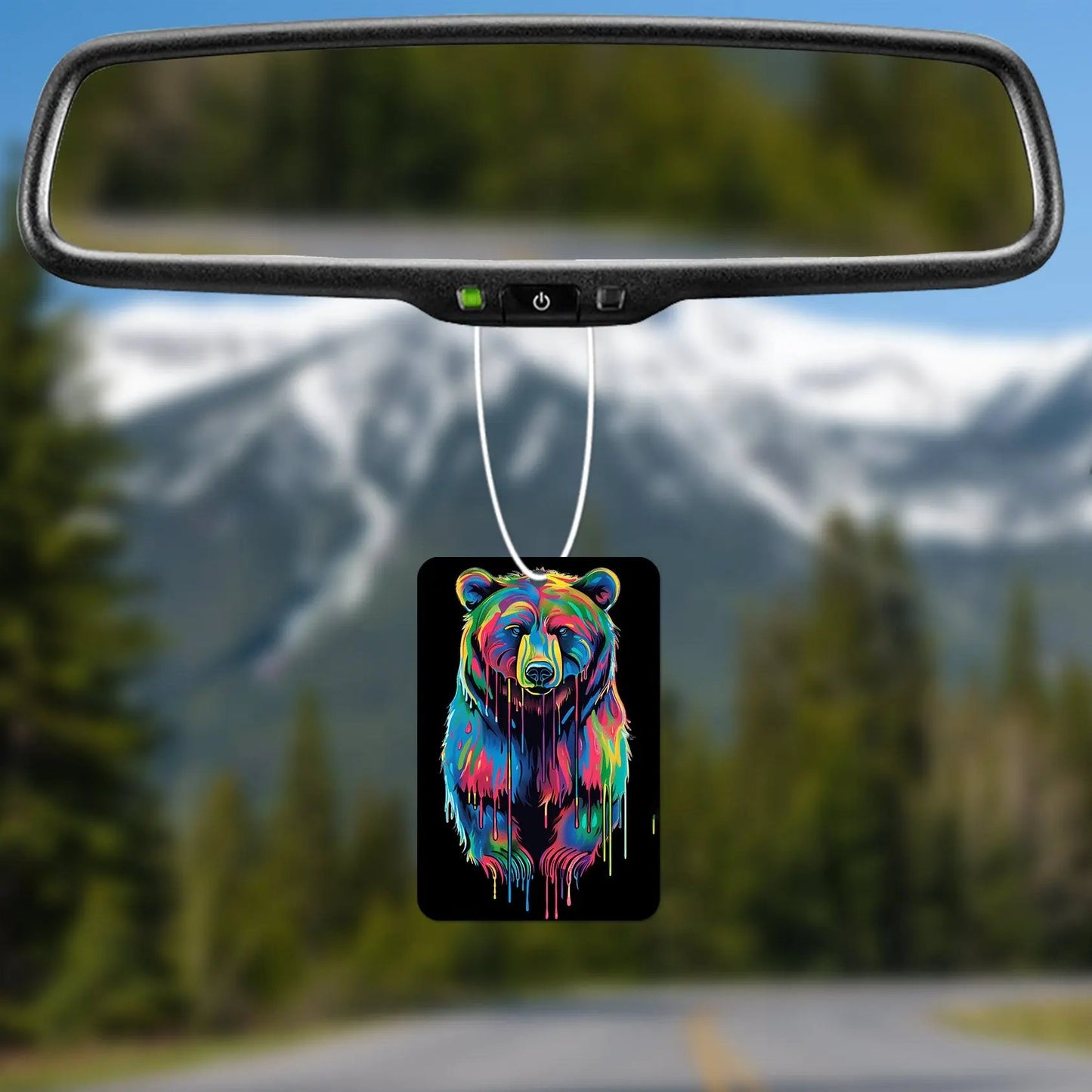 Colorful Dripping Bear Air Freshener