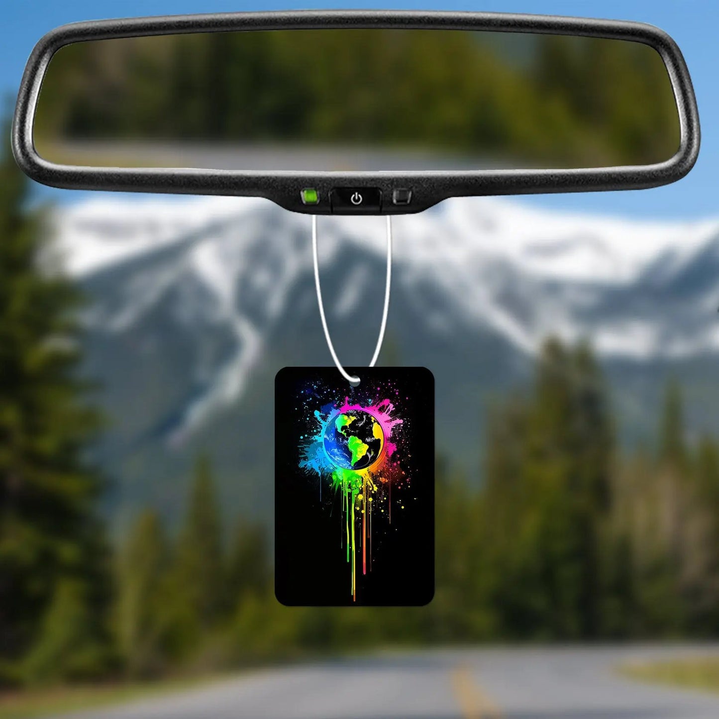 Colorful Earth Splash Air Freshener