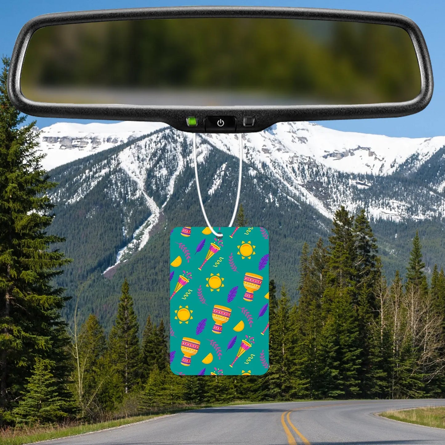 Colorful Fiesta Pattern Air Freshener