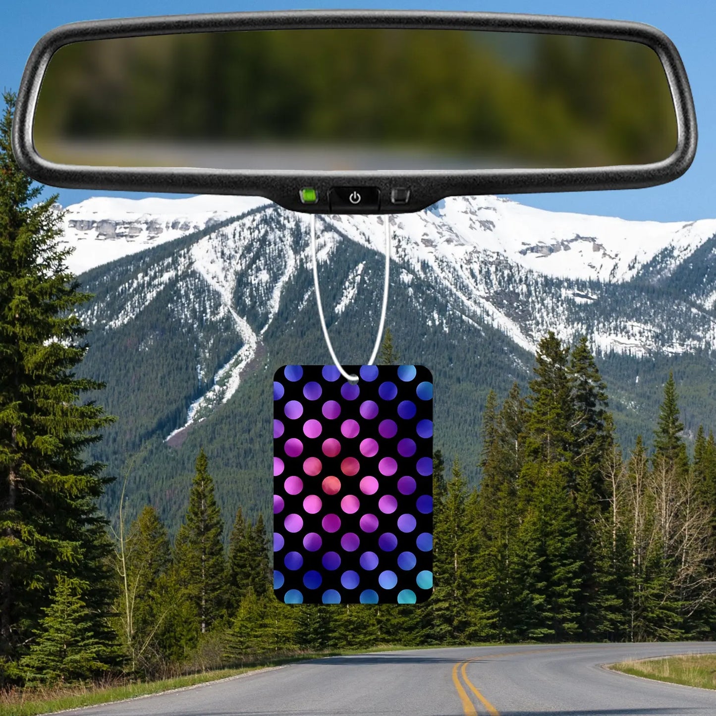 Colorful Gradient Dot Pattern Air Freshener