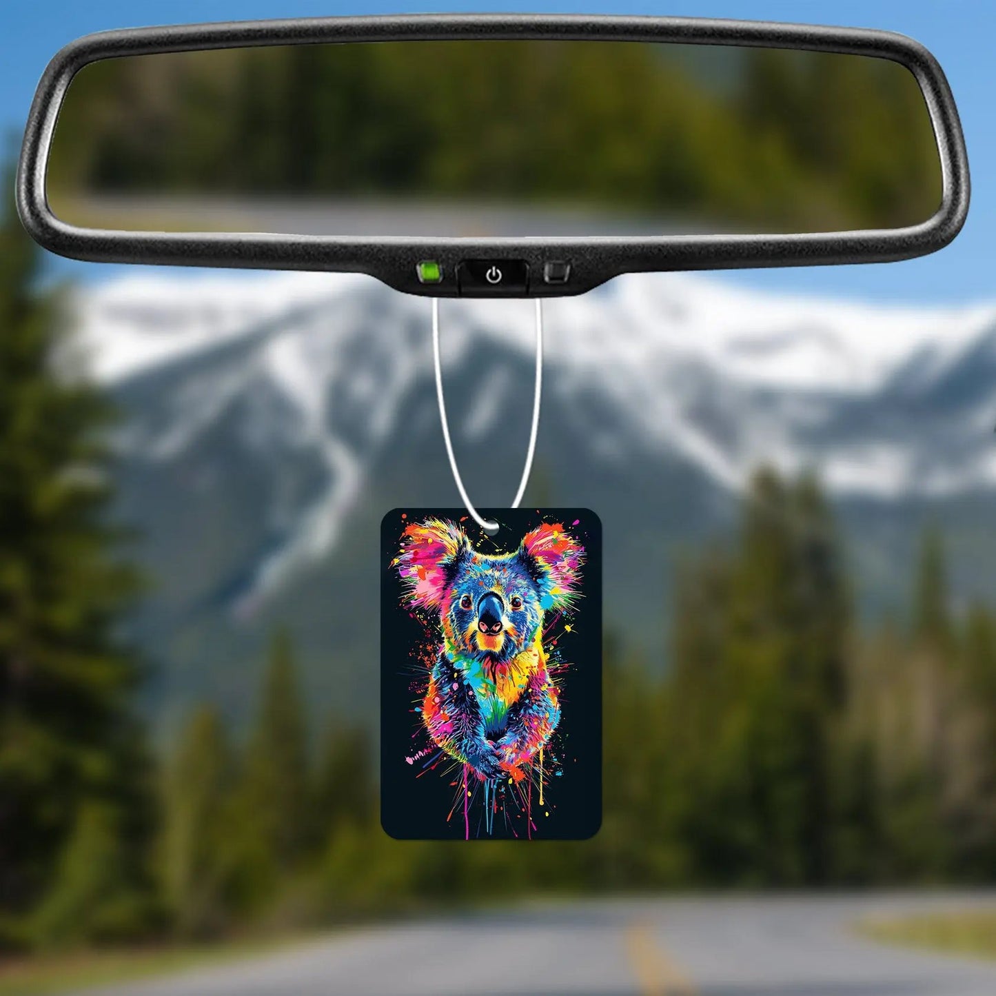 Colorful Koala Art Air Freshener