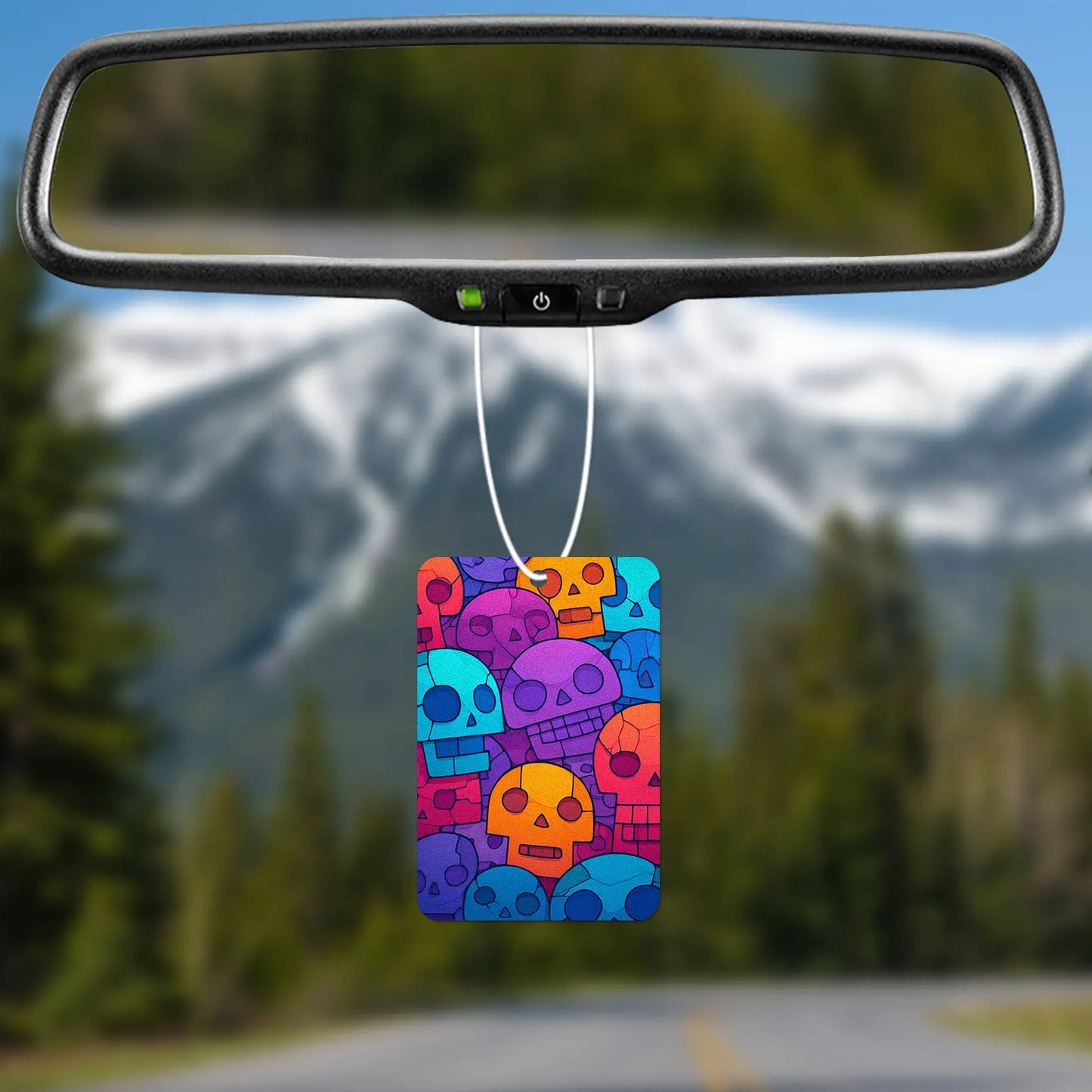 Colorful Skull Pattern Air Freshener