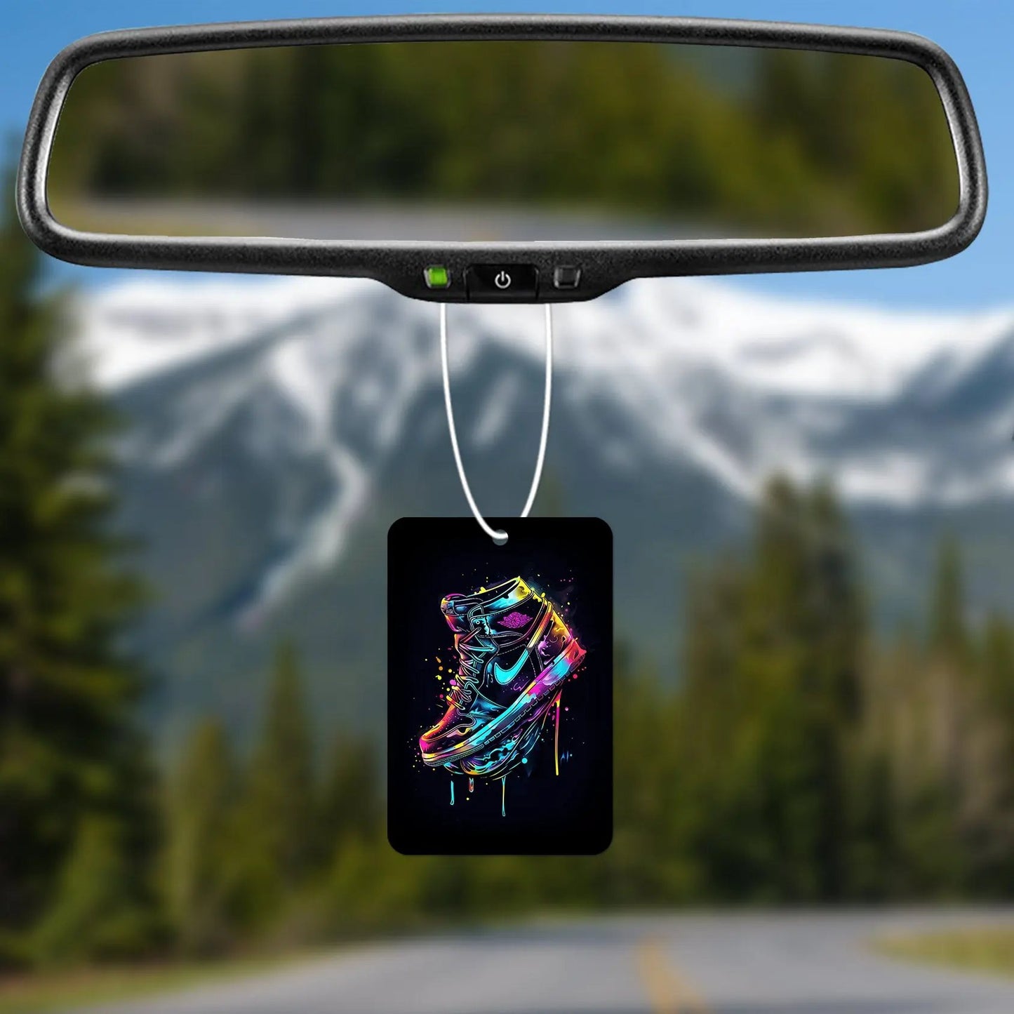 Colorful Sneaker Art Print Air Freshener