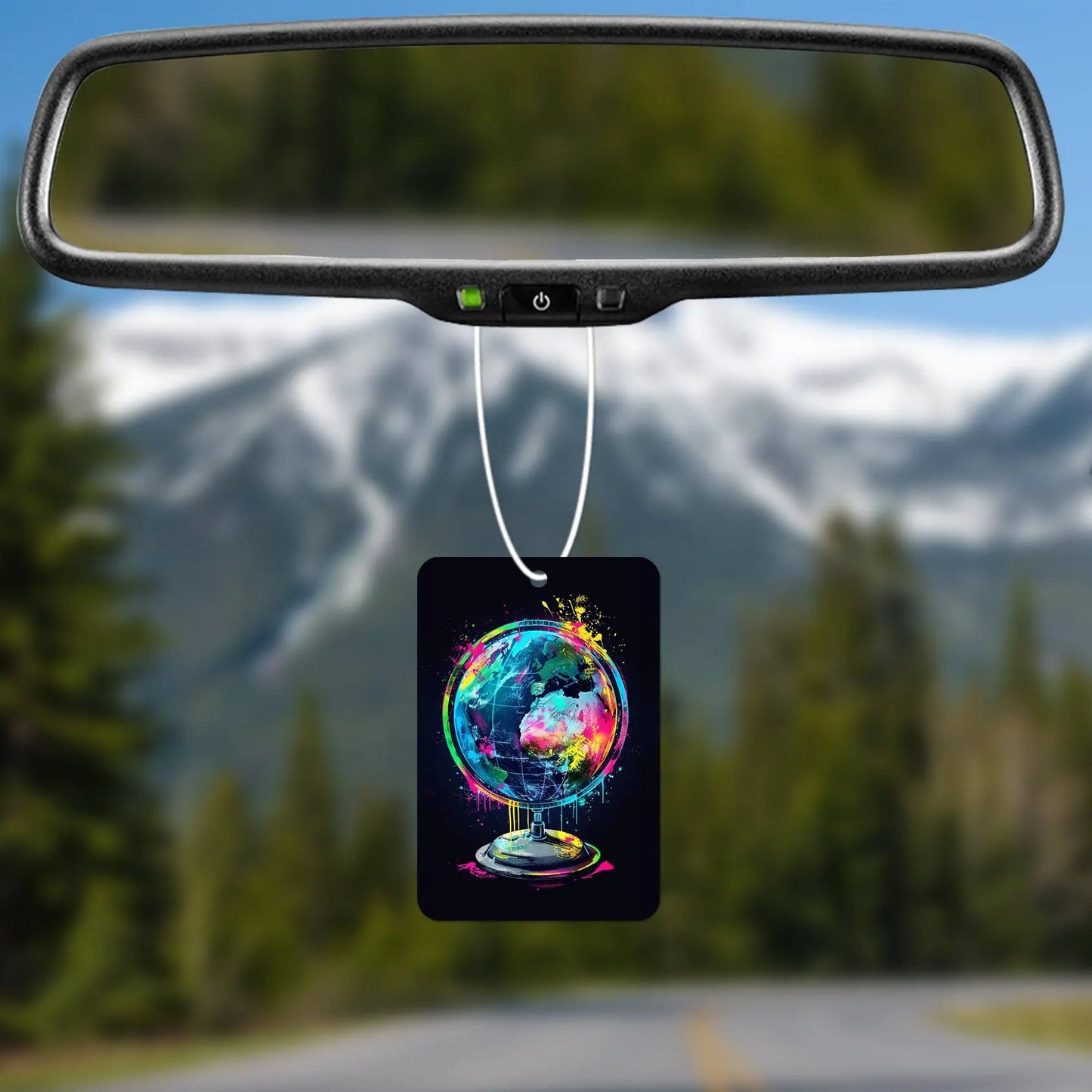 Colorful World Globe Air Freshener