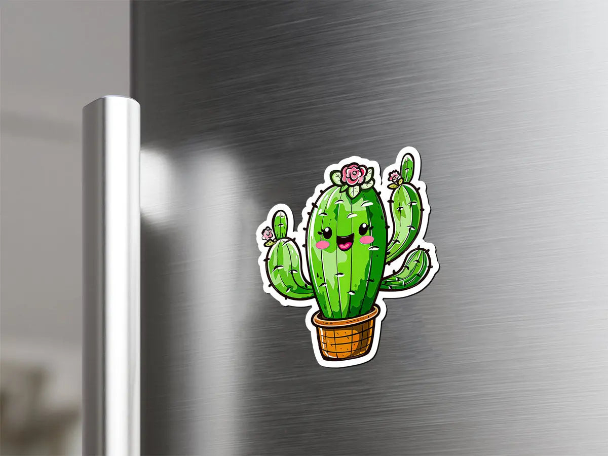 Cute Cactus Magnet