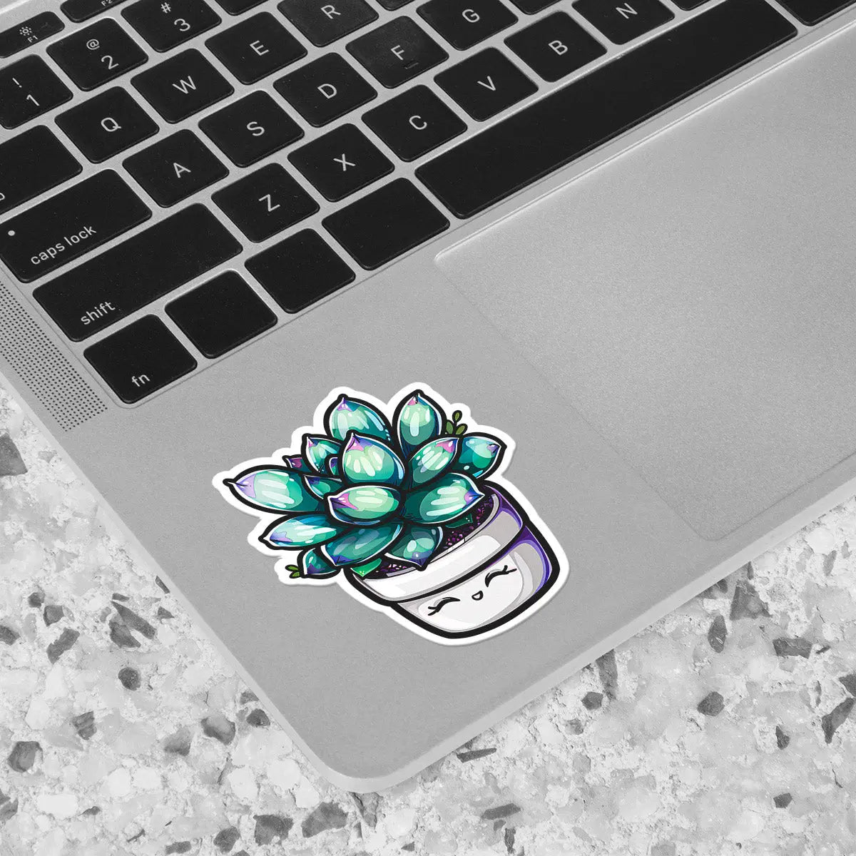 Cute Succulent Plant Sticker