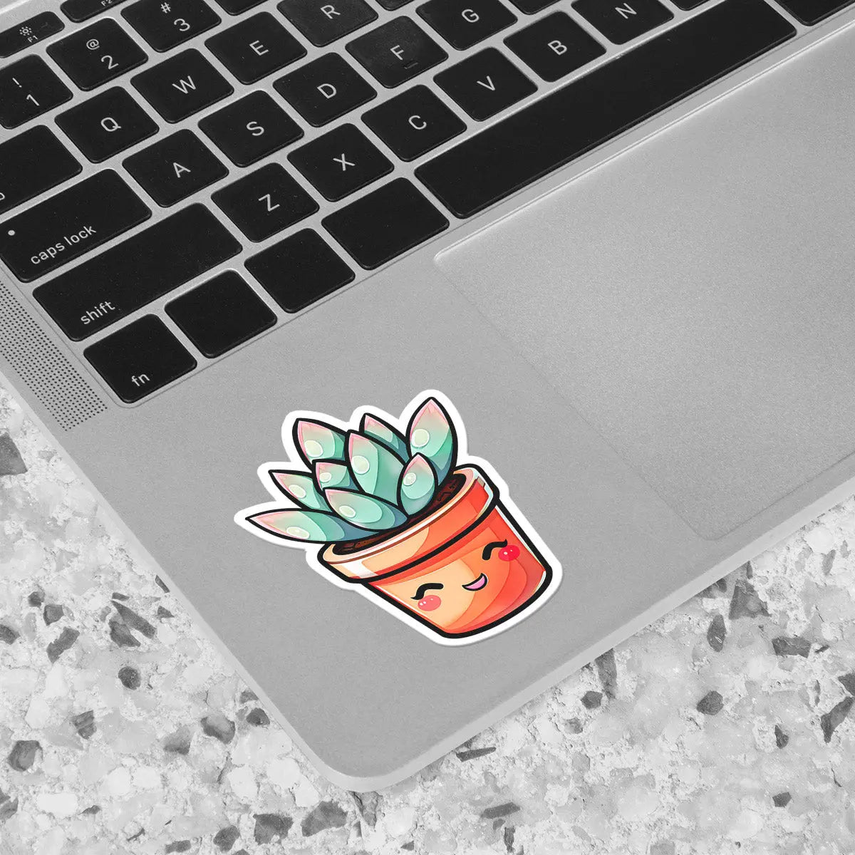 Cute Succulent Plant Sticker