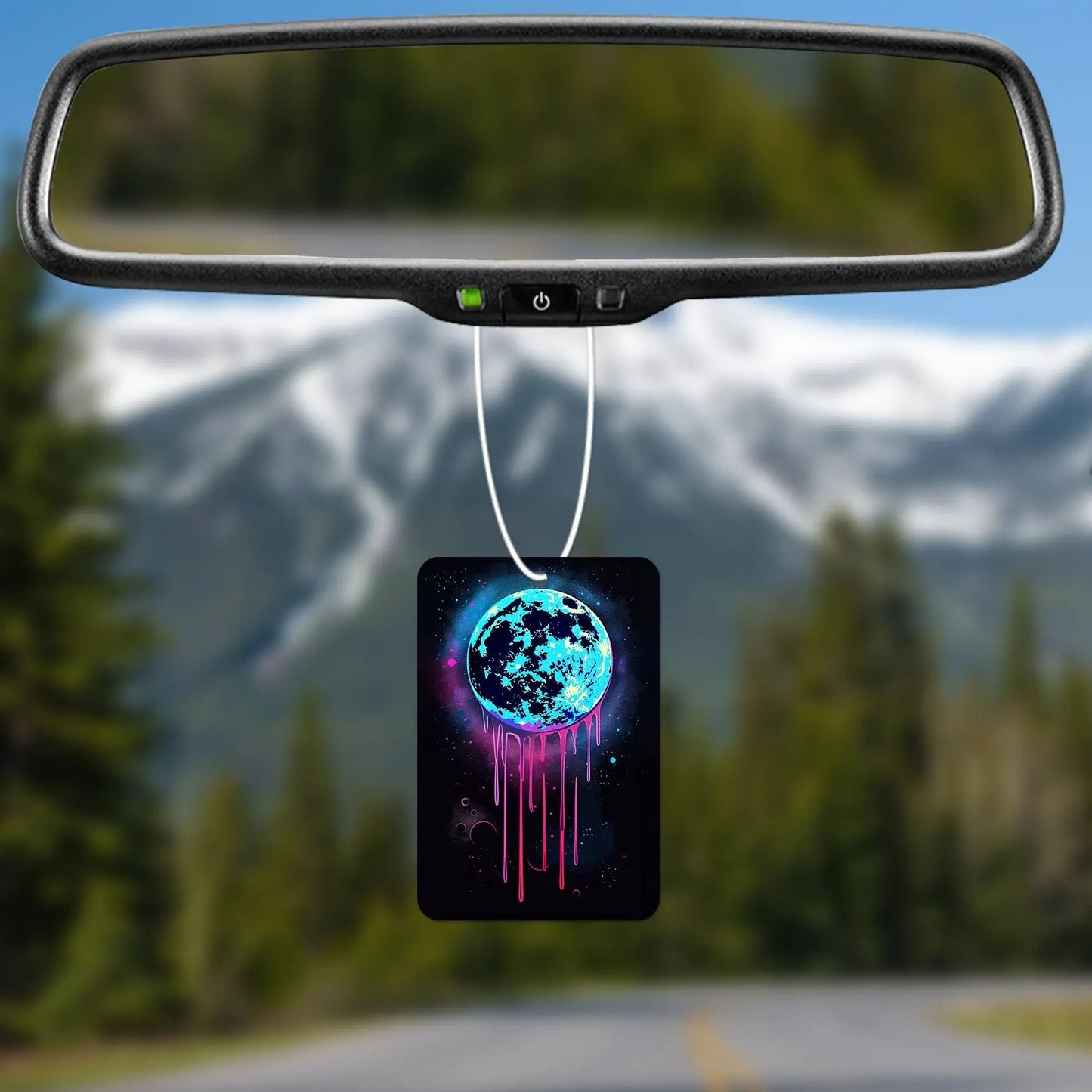 Dripping Neon Moon Air Freshener