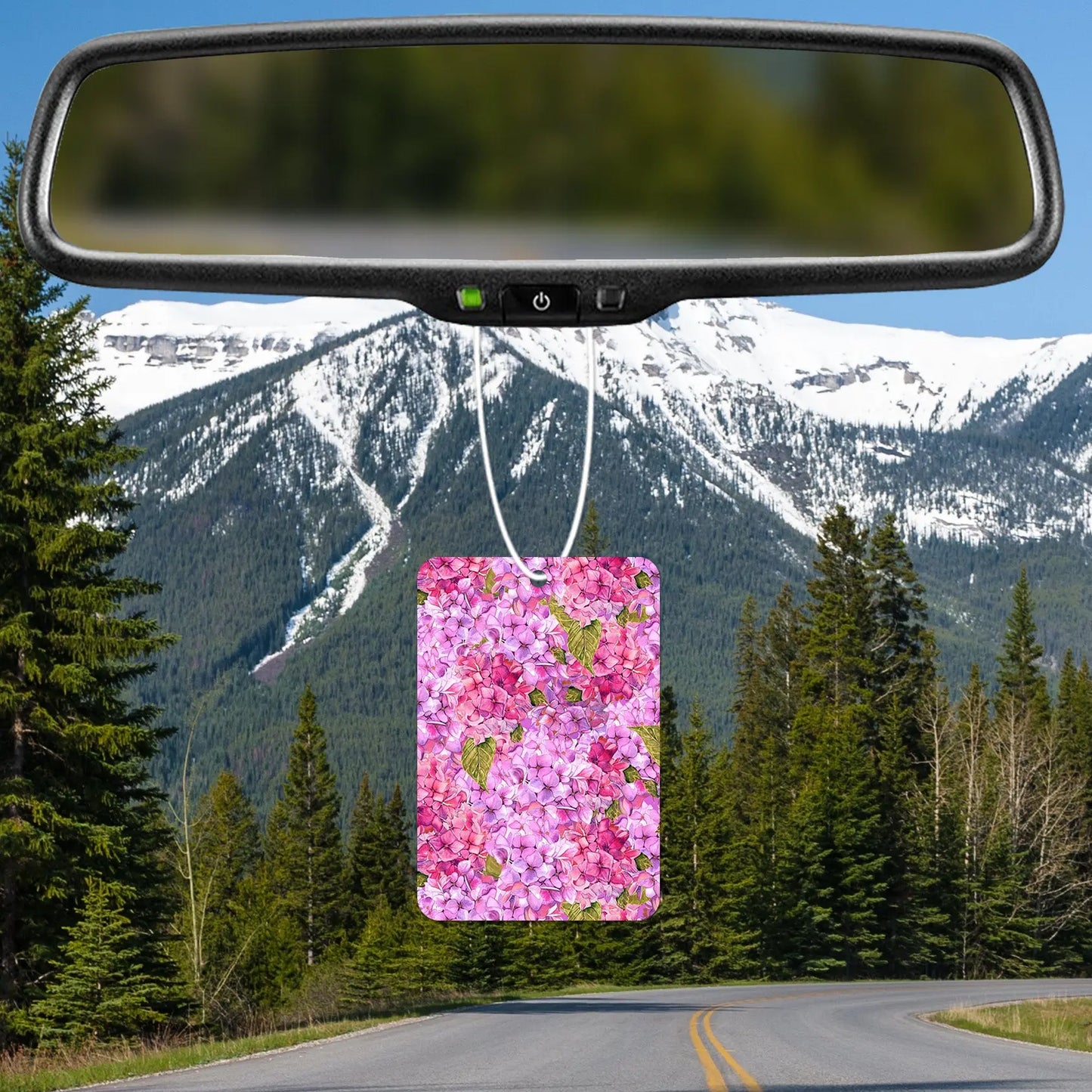 Floral Hydrangea Pattern Air Freshener
