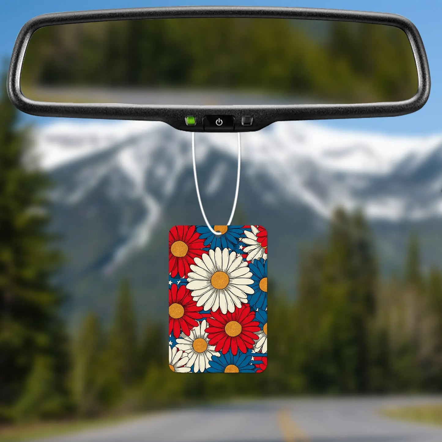 Patriotic Daisy Floral Air Freshener