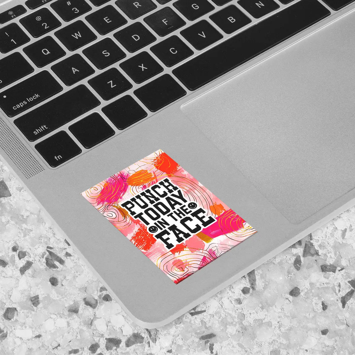 Punch Today In The Face Sticker