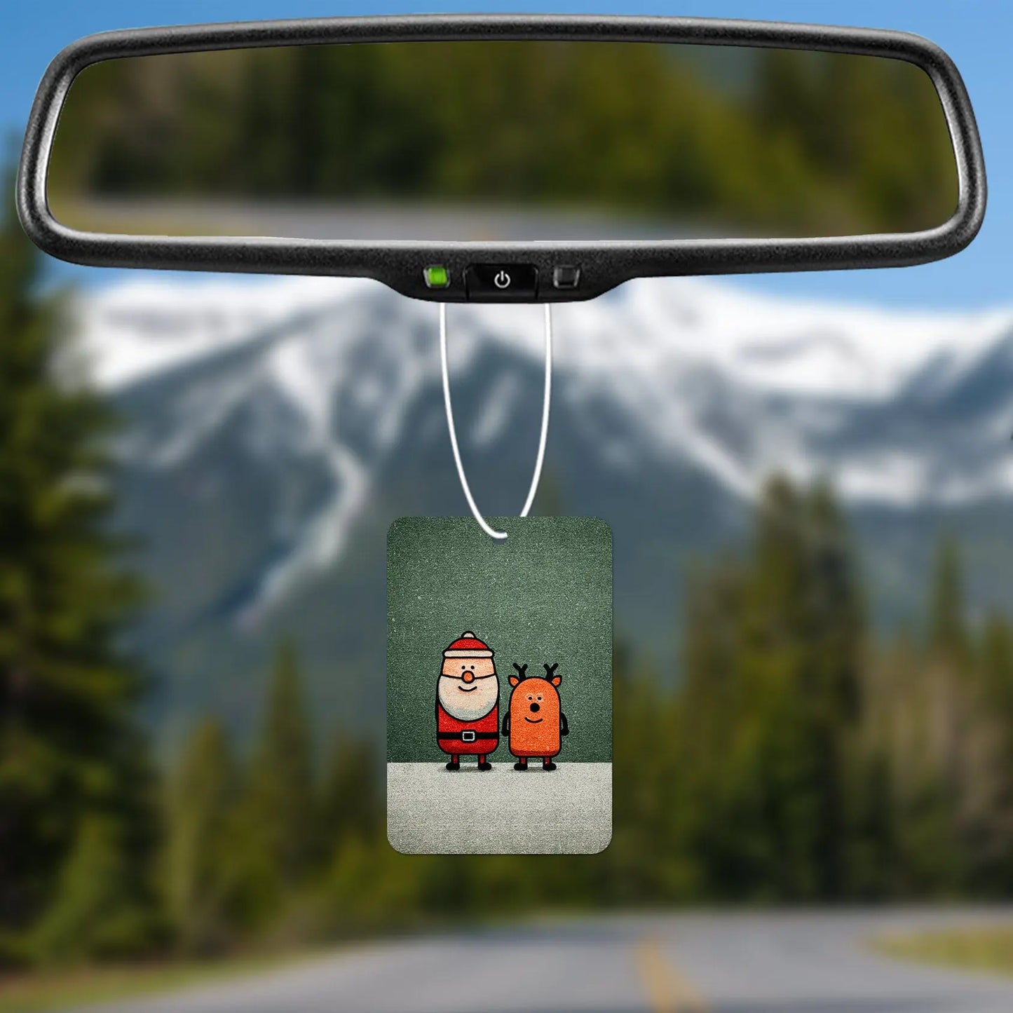 Santa and Reindeer Air Freshener