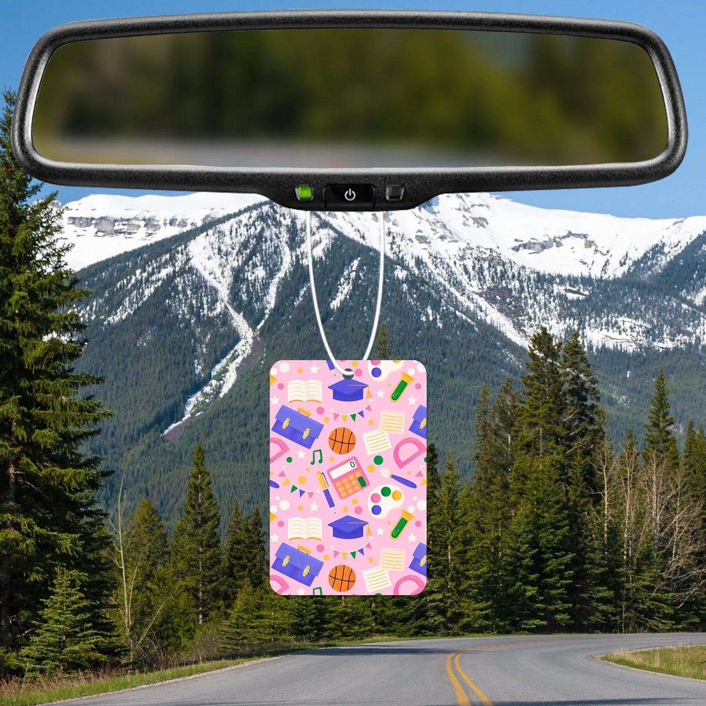 School Supplies Pattern Air Freshener