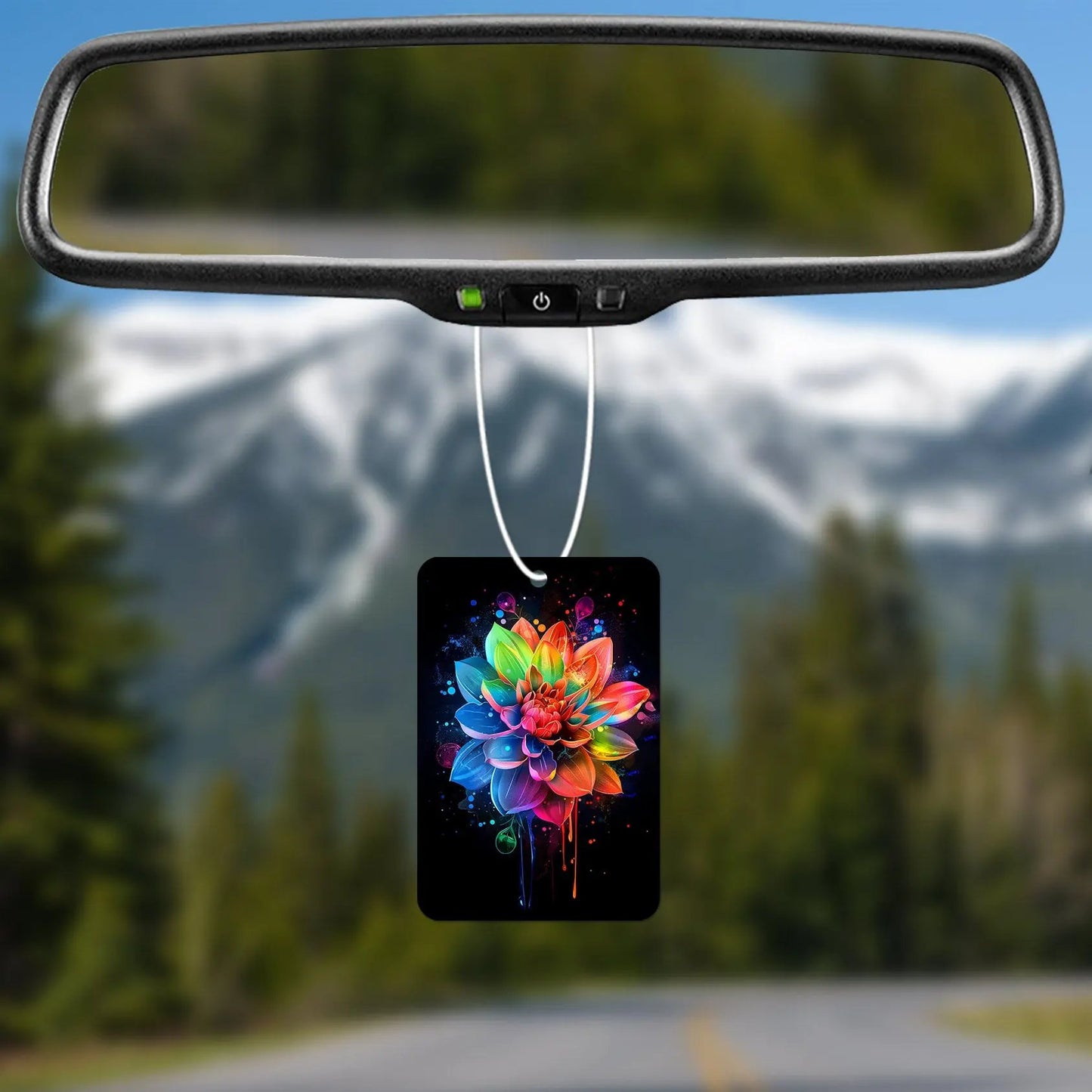 Vibrant Floral Design Air Freshener