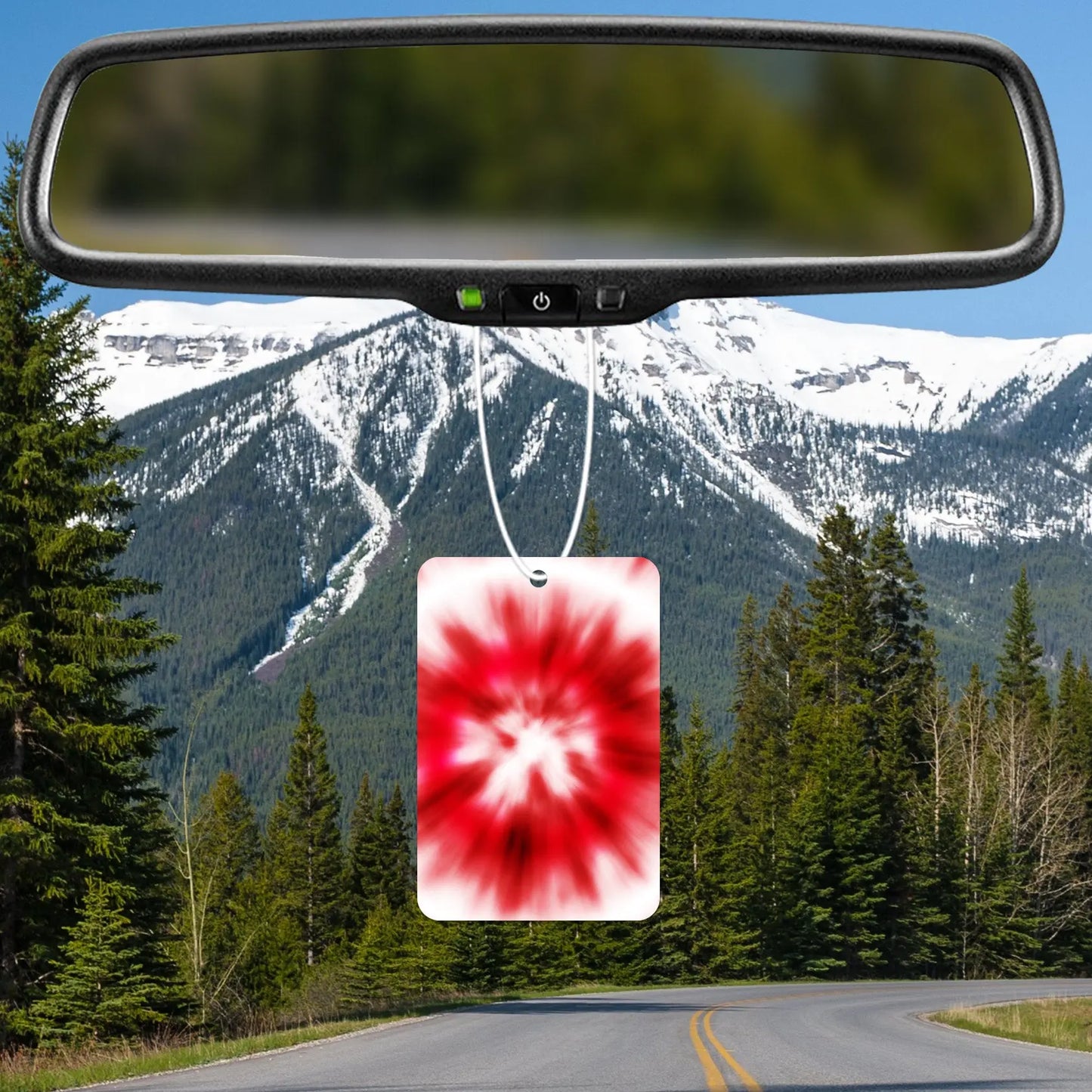 Vibrant Red Burst Air Freshener