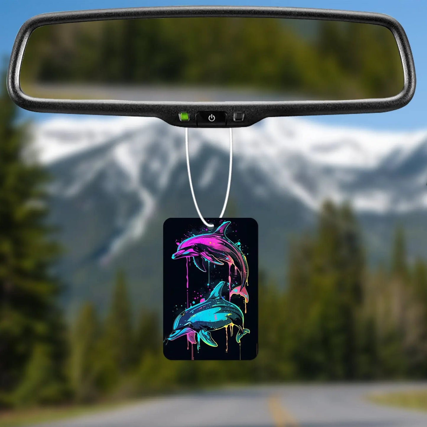 Vibrant Waves Dolphin Air Freshener