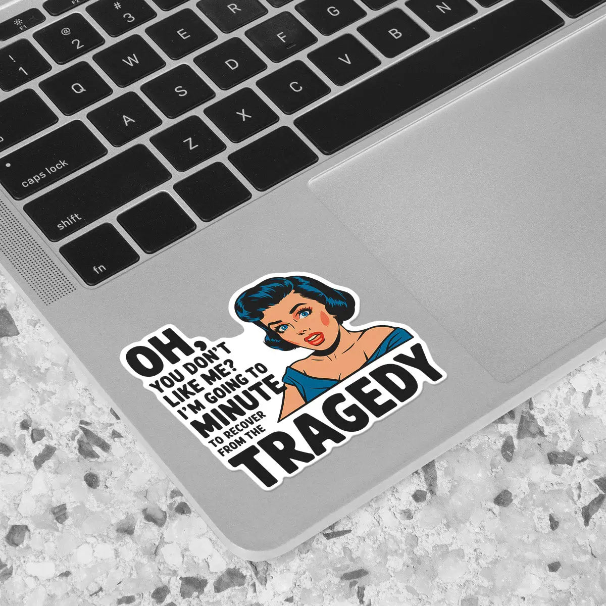 Vintage Glamour Quote Sticker