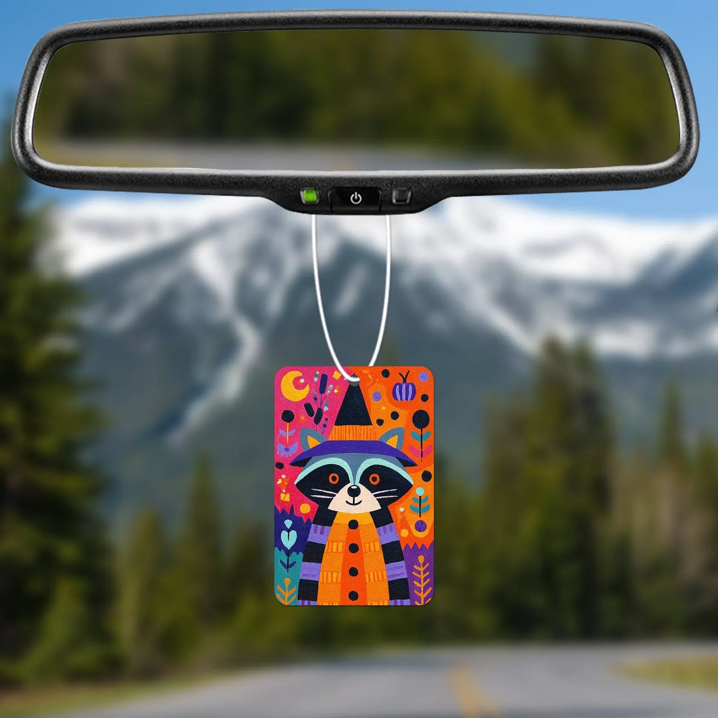 Whimsical Raccoon Air Freshener