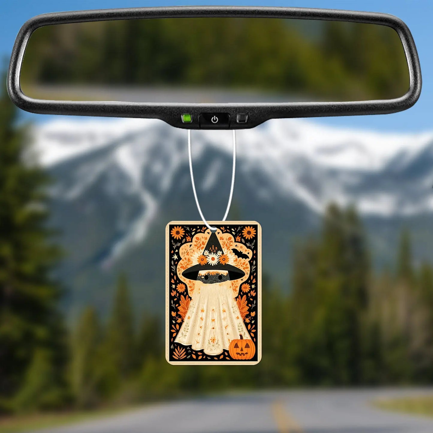 Whimsical Witch Ghost Air Freshener