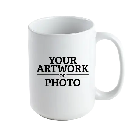 15oz. Ceramic Mug - White - Instafreshener