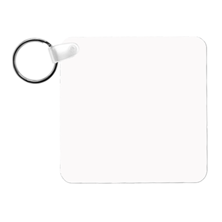 Square 2-Sided Key Ring Tag - 2.25" x 2.25" x .030" Aluminum - Instafreshener