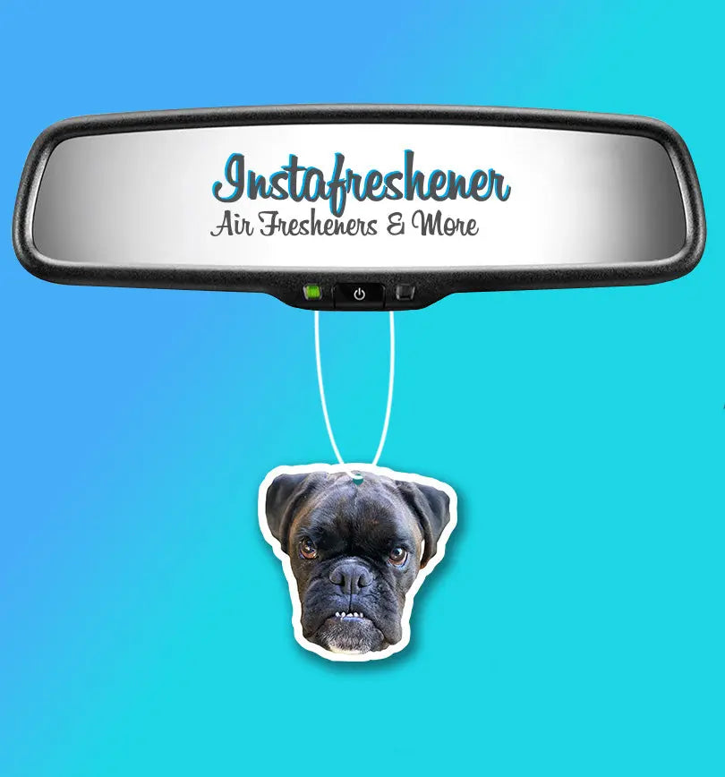 Promotional Car Air Fresheners - Custom Shape With Your Logo Instafreshener - Custom Cut Air Freshener