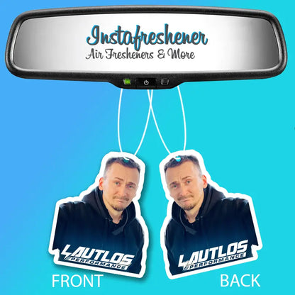 Promotional Car Air Fresheners - Custom Shape With Your Logo Instafreshener - Custom Cut Air Freshener