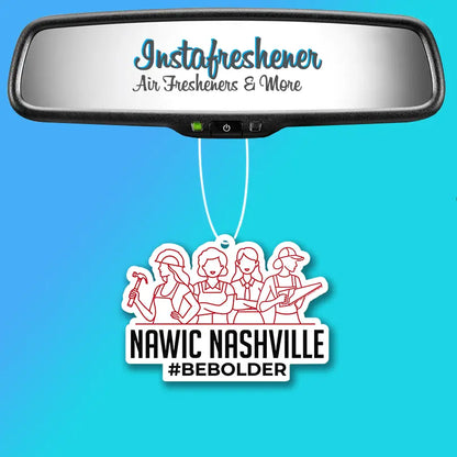 Promotional Car Air Fresheners - Custom Shape With Your Logo Instafreshener - Custom Cut Air Freshener