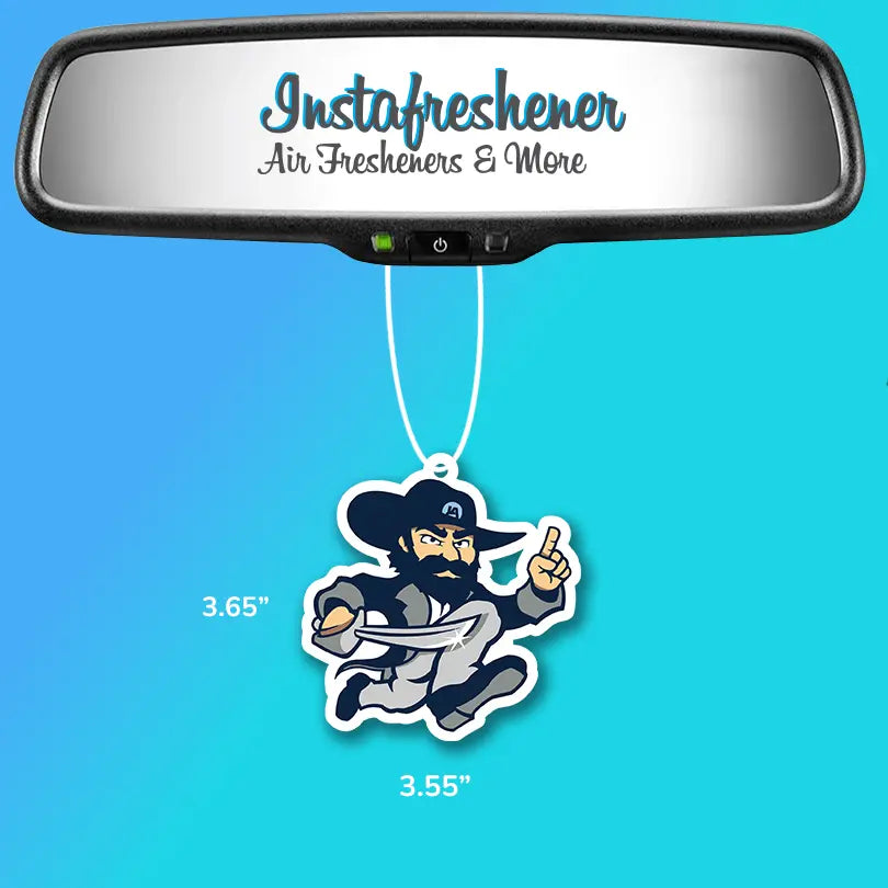 Promotional Car Air Fresheners - Custom Shape With Your Logo Instafreshener - Custom Cut Air Freshener