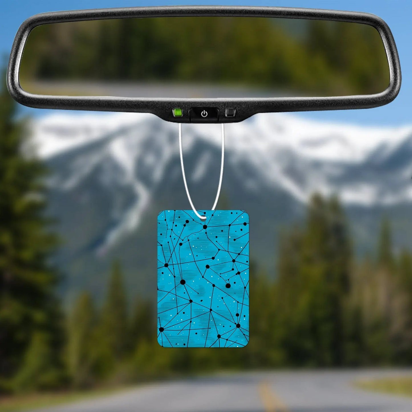 Abstract Network Design Air Freshener