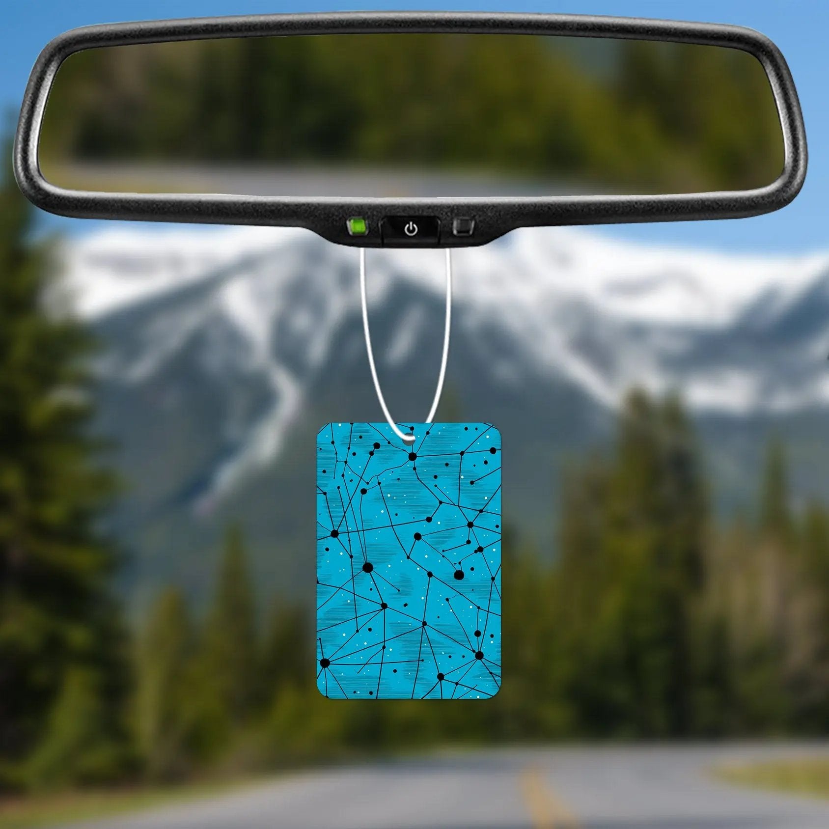 Abstract Network Design Air Freshener