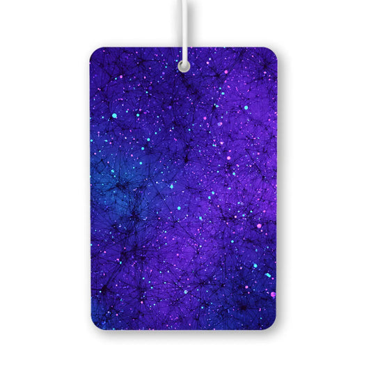 Abstract Purple Network Air Freshener