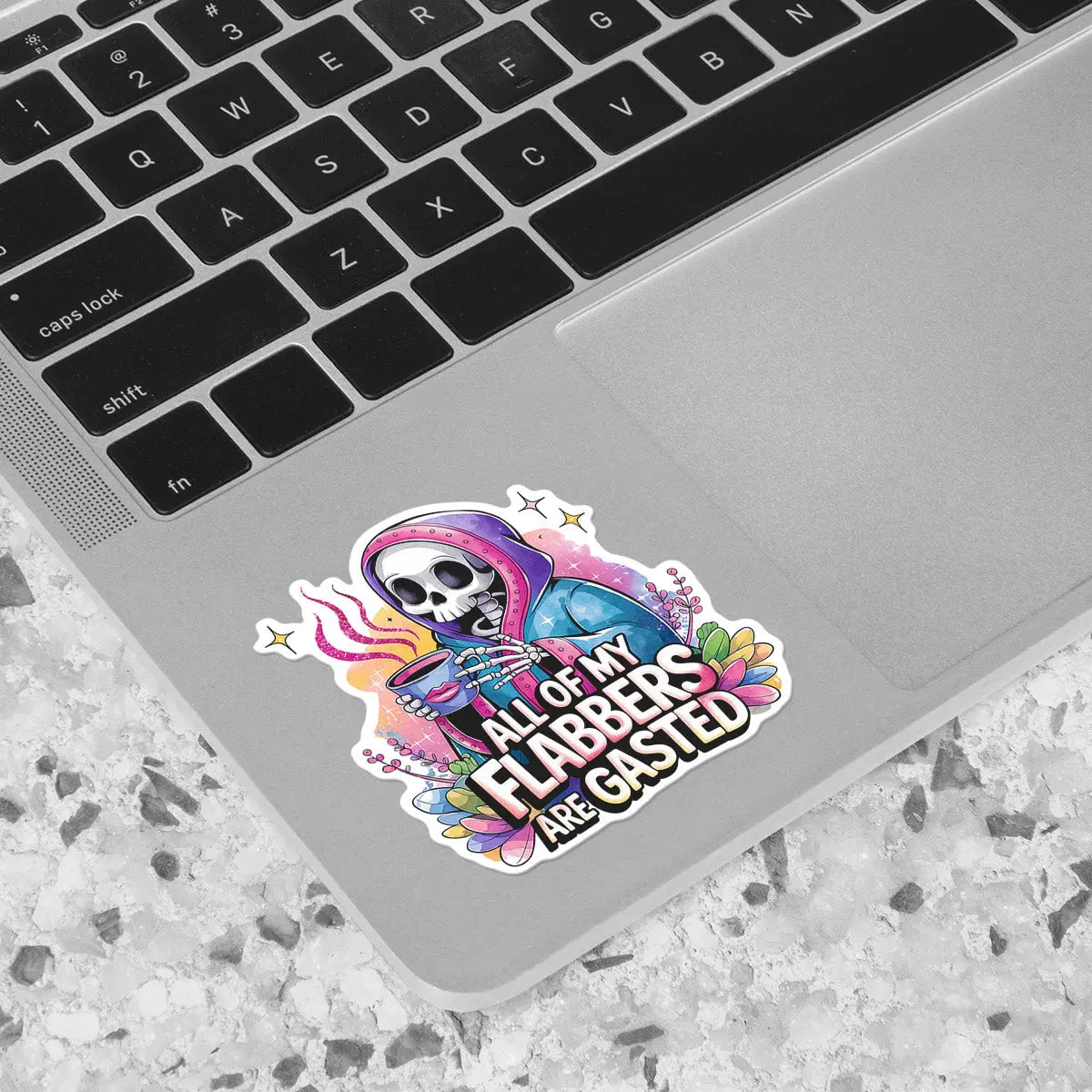 All of My Flabbers Are Gasted Sticker