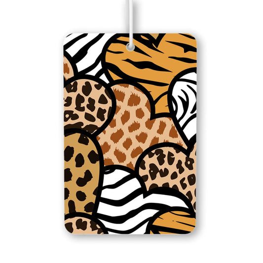 Animal Print Hearts Air Freshener