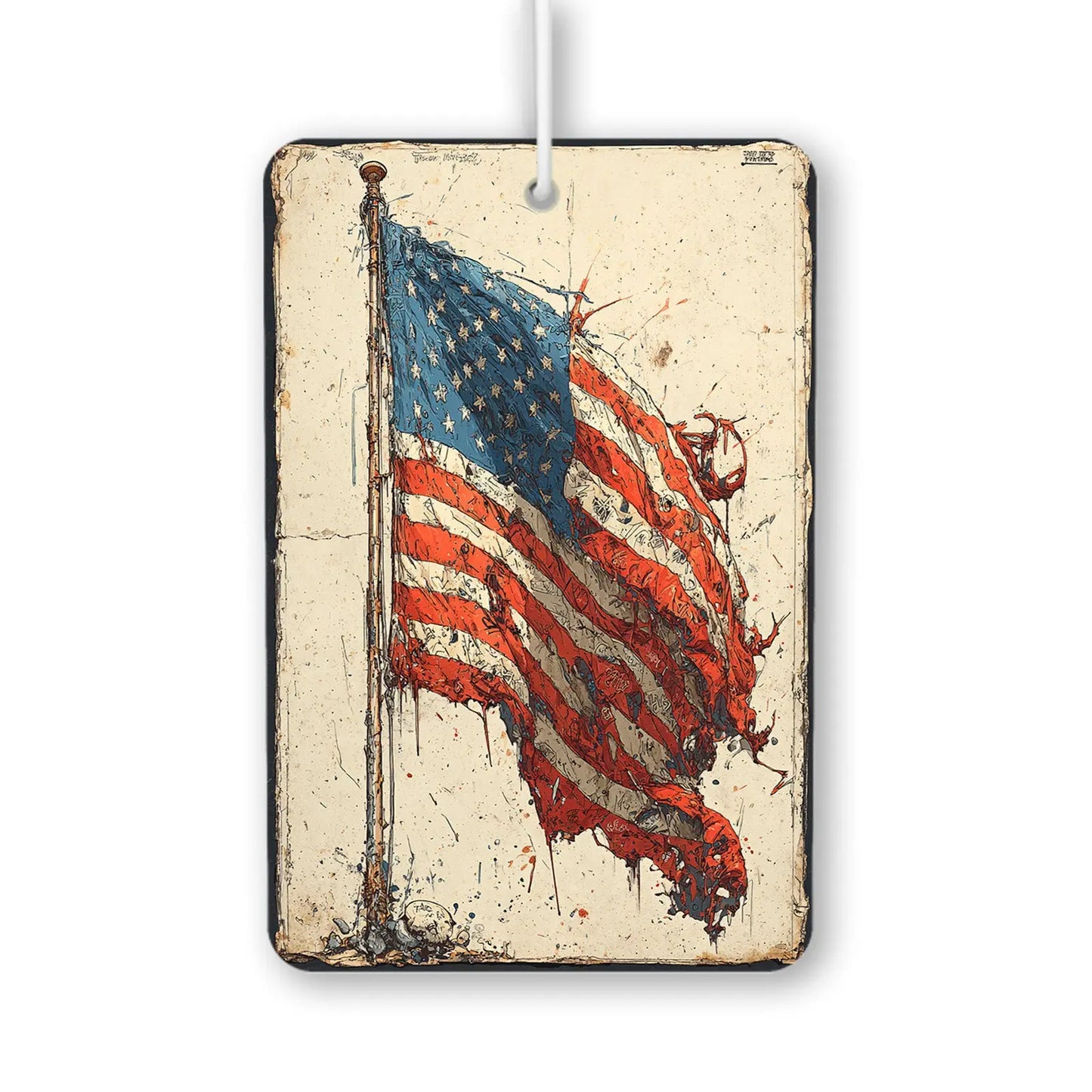 Artistic American Flag Wall Art Air Freshener