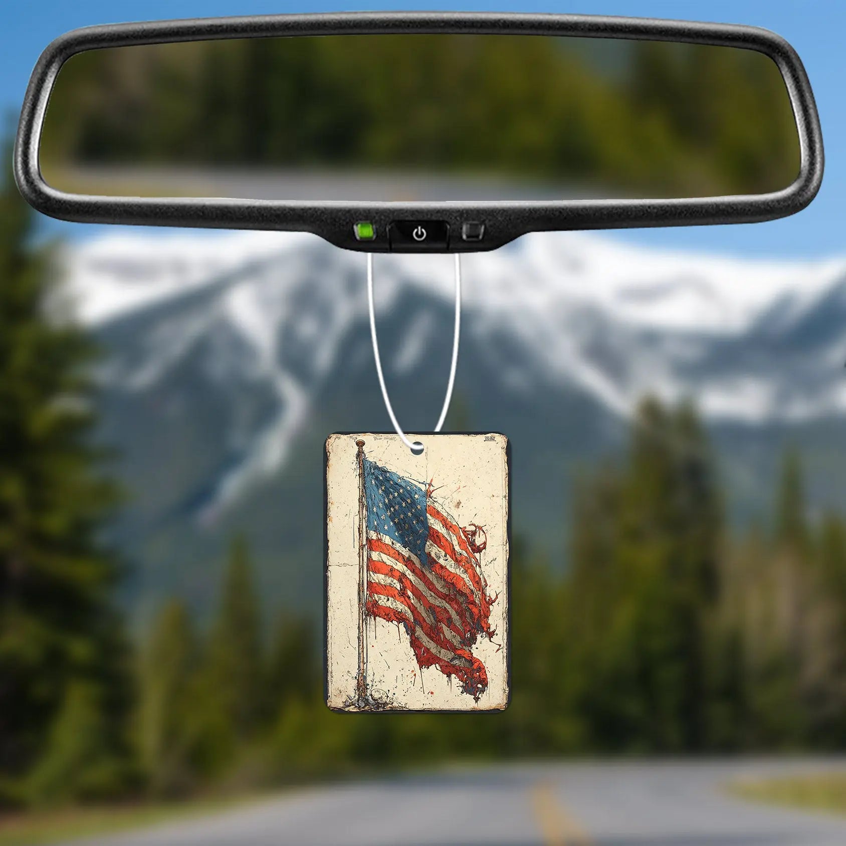 Artistic American Flag Wall Art Air Freshener