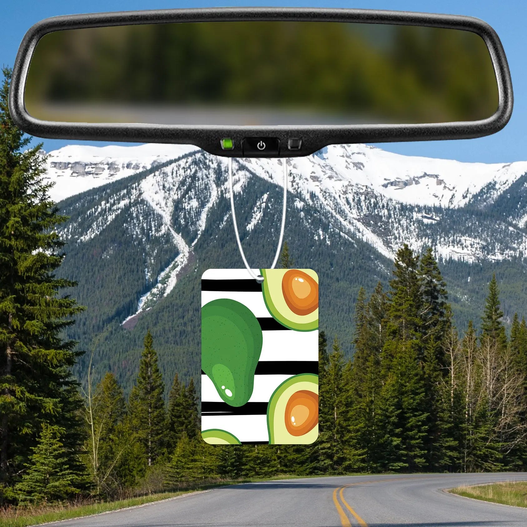 Avocado Pattern Air Freshener