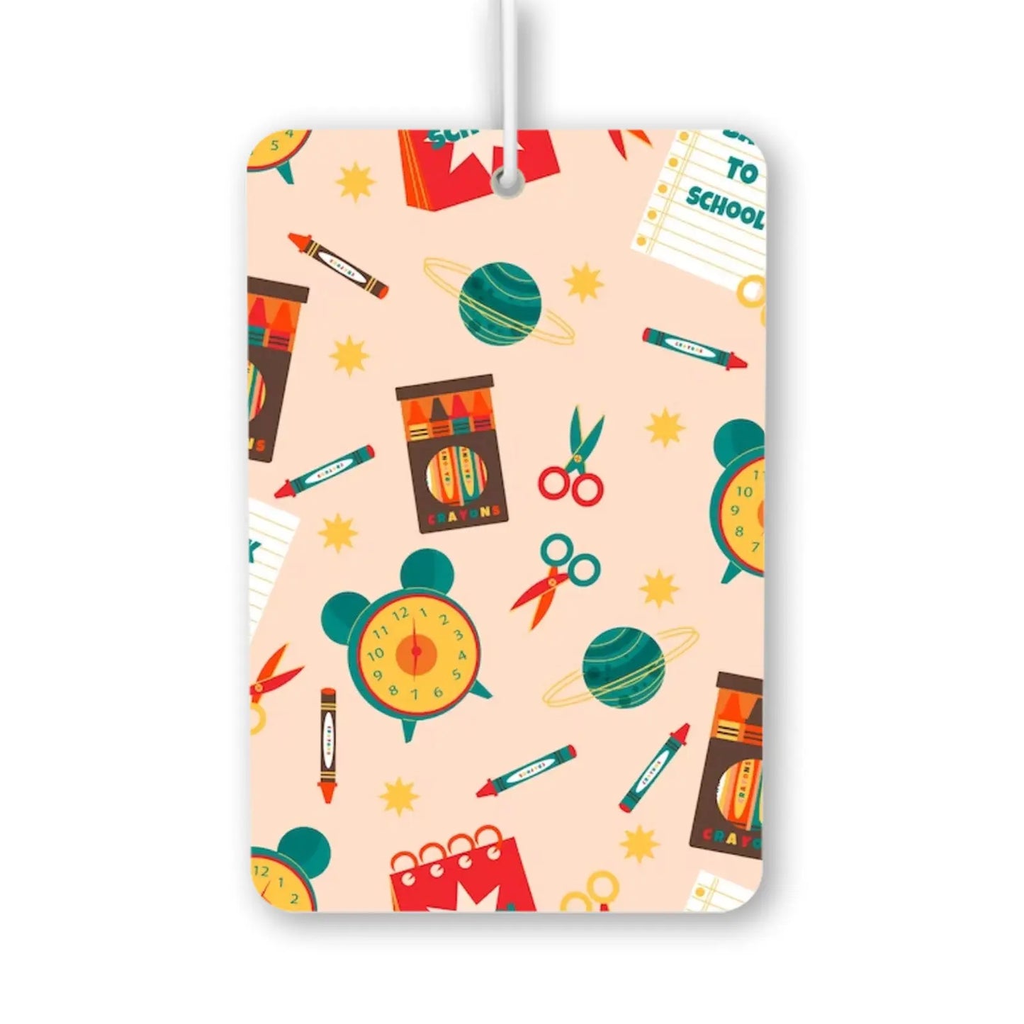 Back to School Fun Pattern Air Freshener
