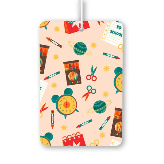 Back to School Fun Pattern Air Freshener