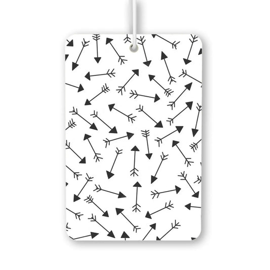 Black Arrow Pattern Air Freshener