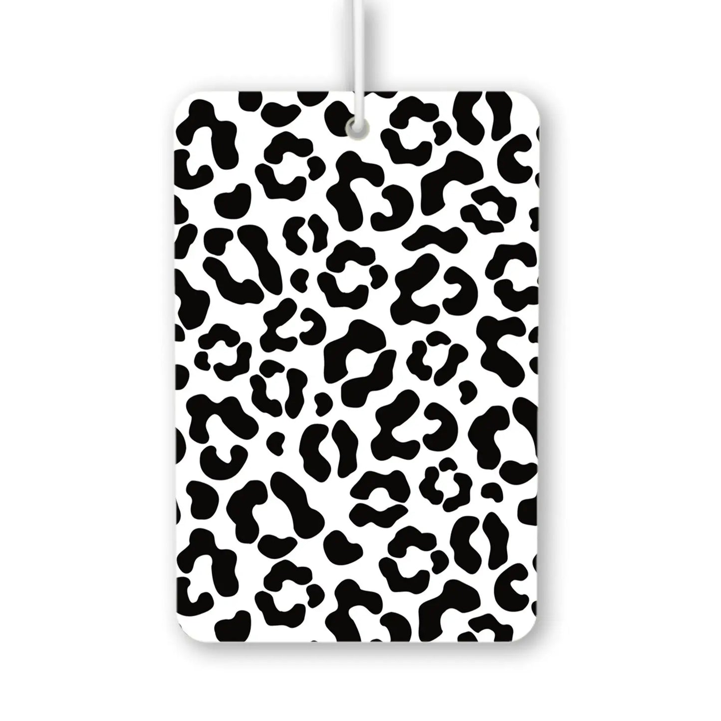Black Leopard Print Air Freshener