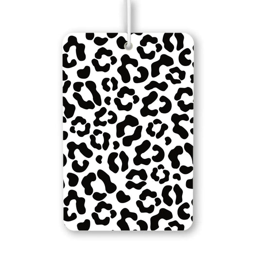 Black Leopard Print Air Freshener