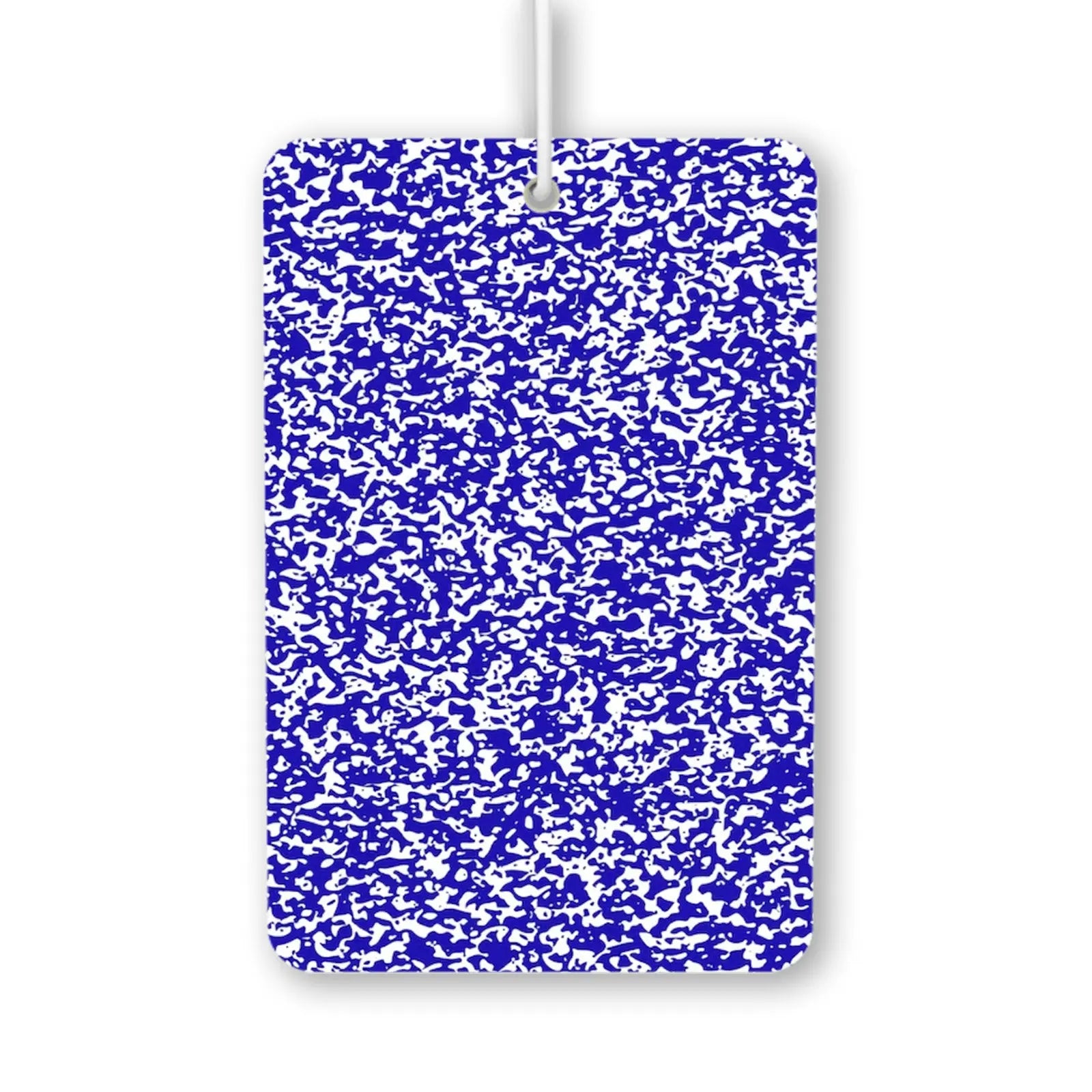 Blue and White Abstract Pattern Air Freshener