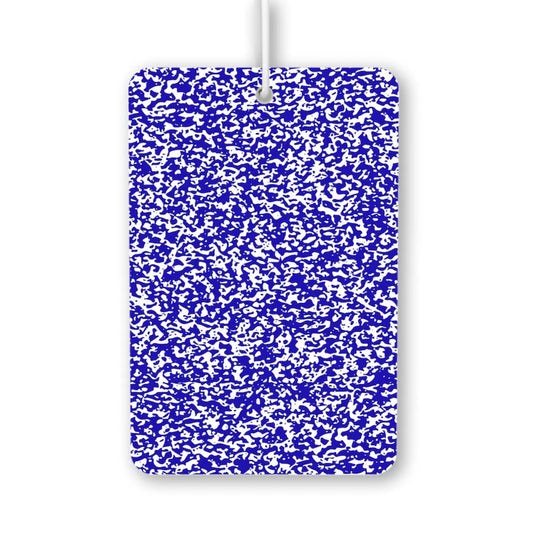 Blue and White Abstract Pattern Air Freshener